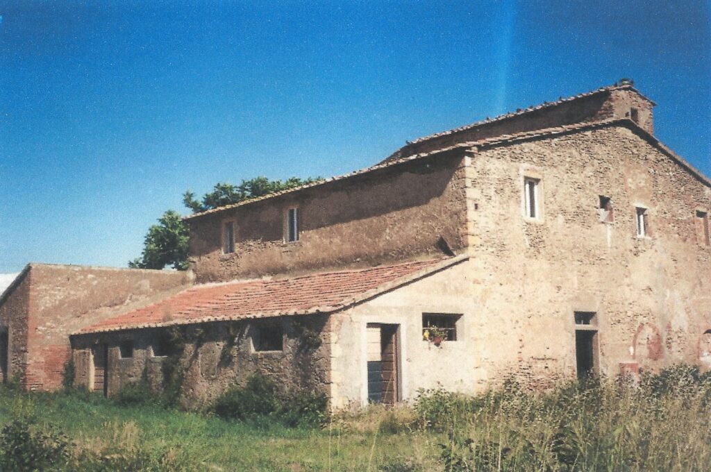 Het huis in 1996 als ruine